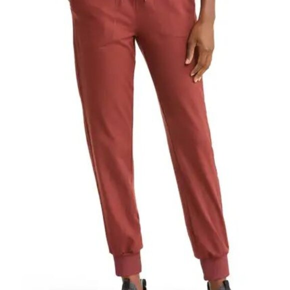 Zella, A Nordstrom Brand Live In Pocket Joggers in Burgandy Port Size S - Picture 3 of 10